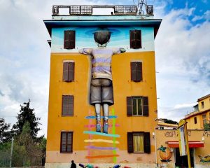 Уличное искусство в Риме 